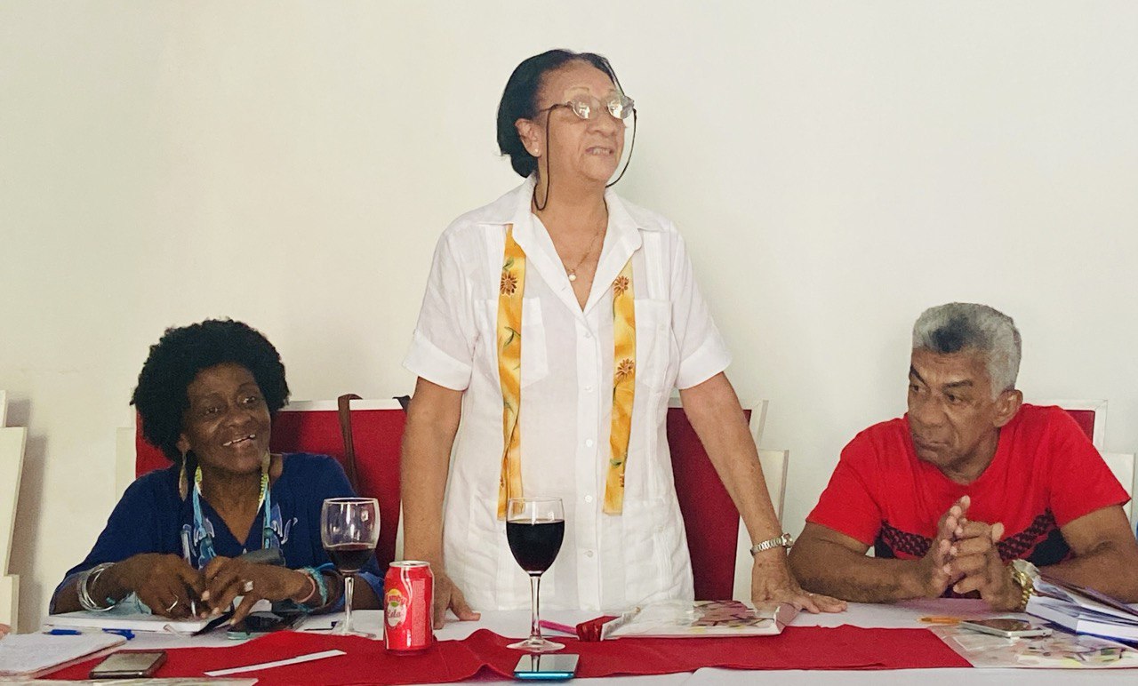 Taller Galfisa trabajo comunitario en Centro Habana