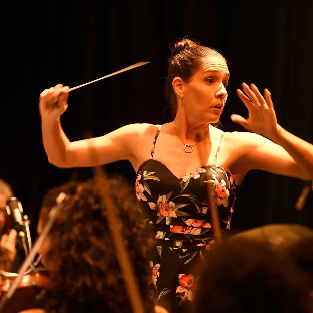 Daiana García Siverio, directora de la Orquesta de Cámara de La Habana