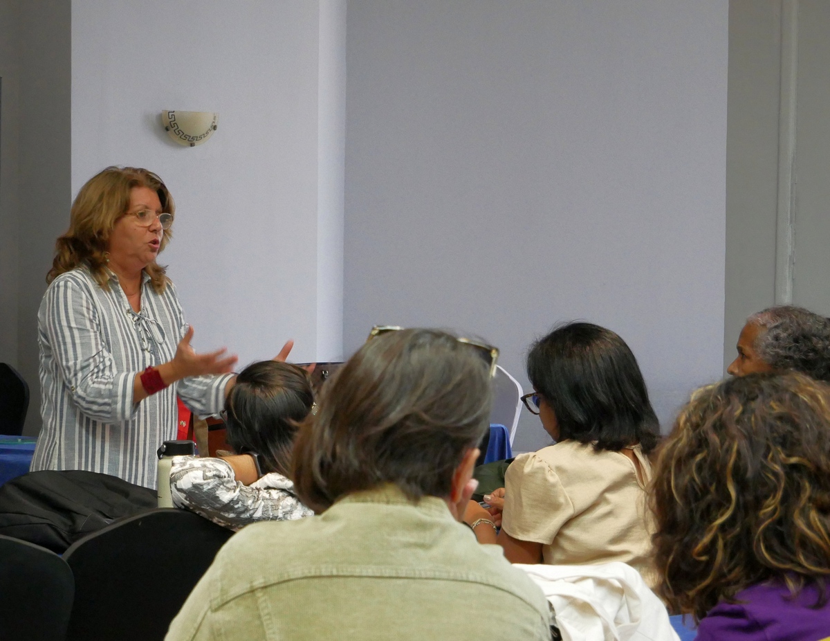 Georgina Alfonso. Encuentro Red Feminista Berta Cáceres