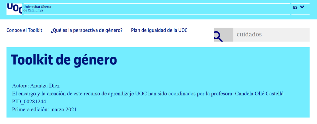 Recursos sobre género
