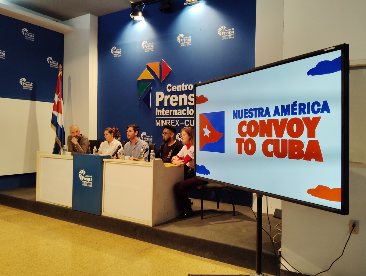 Conferencia de prensa: convoy de solidaridad con Cuba