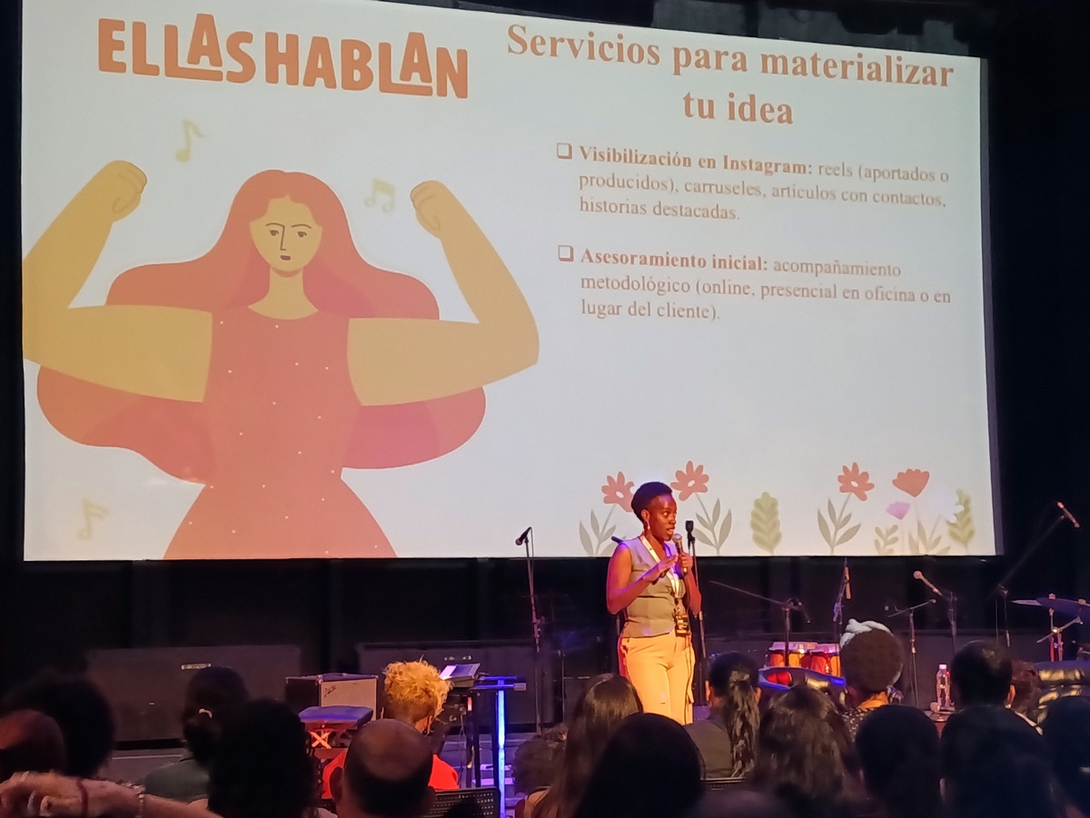 Presentación de la plataforma digital Ellas Hablan