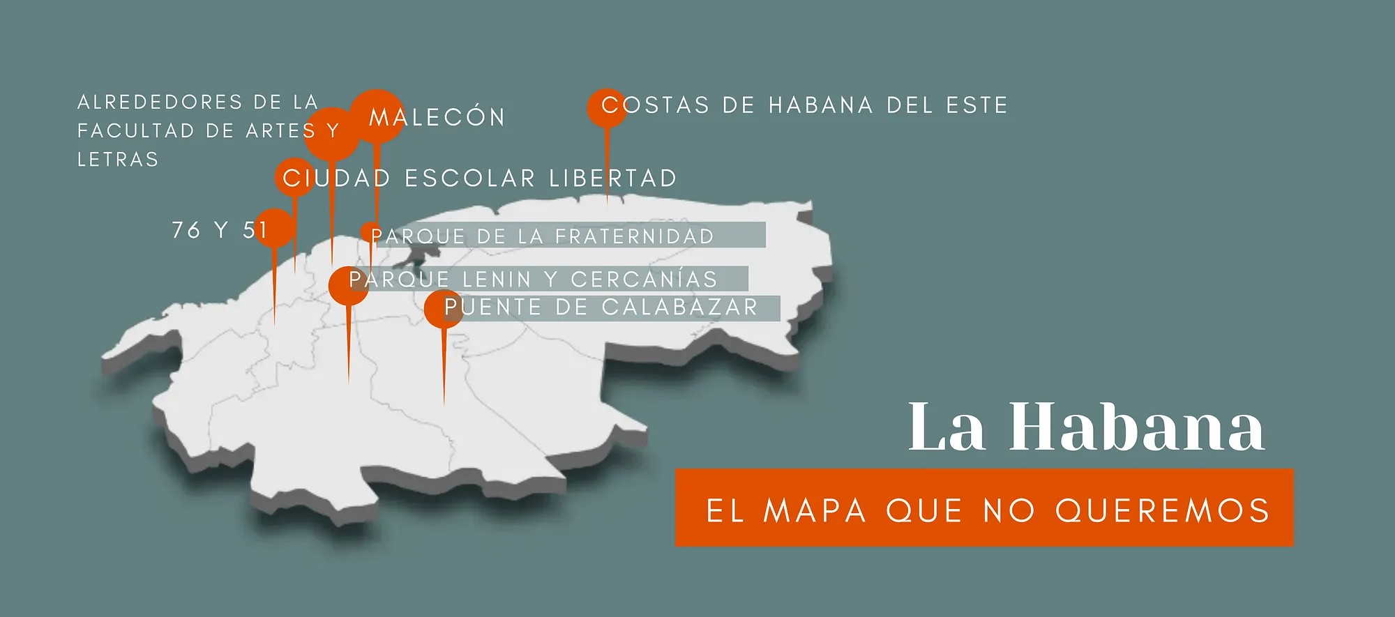 Mapa de acoso callejero en La Habana