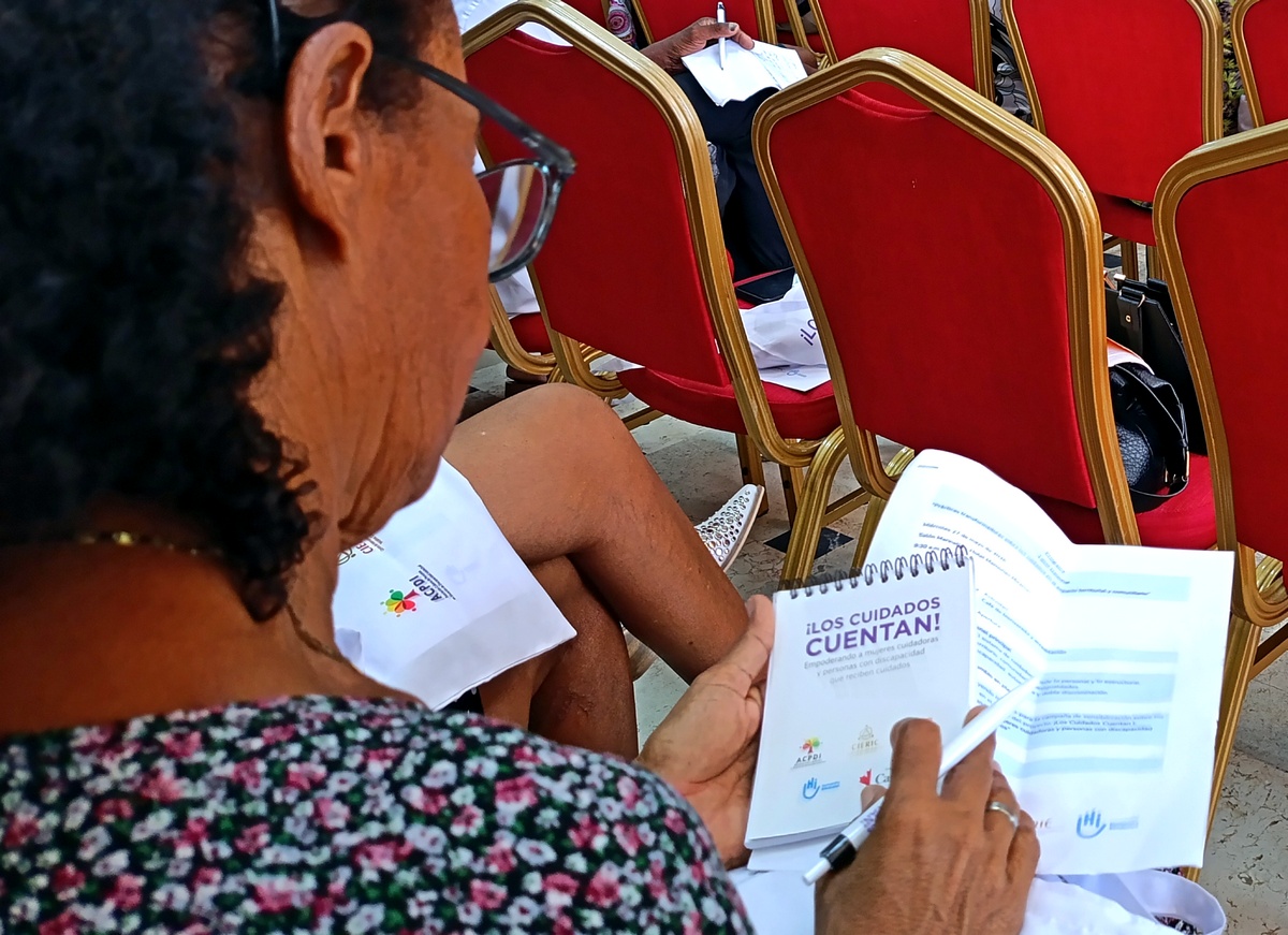 Taller sobre cuidados como parte del proyecto Los cuidados cuentan