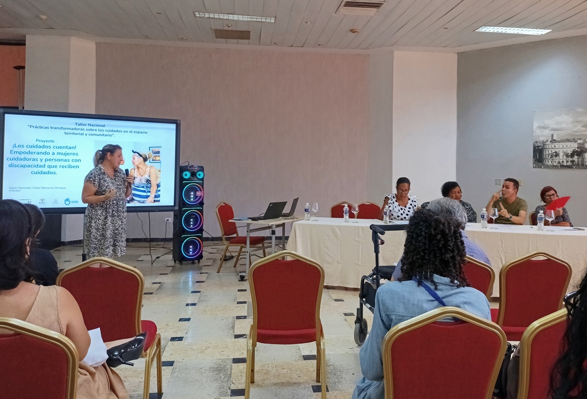 Taller sobre cuidados como parte del proyecto Los cuidados cuentan