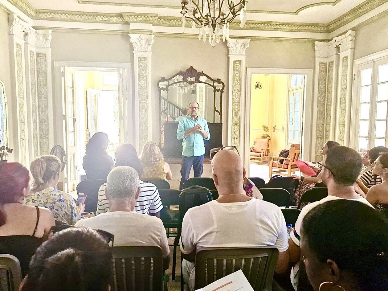 Fabio Laurenzi, coordinador de COSPE en Cuba. Galfisa