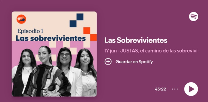 Justas, conducido por la actriz y sobreviviente argentina Thelma Fardin junto a especialistas de Equality Now