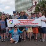 En cada edición de la Jornada llegan a Cuba grupos y organizaciones de otros países para mostrar su solidaridad y compartir experiencias en la lucha contra la homofobia y la transfobia