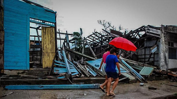 Ike afecta Oriente de Cuba.