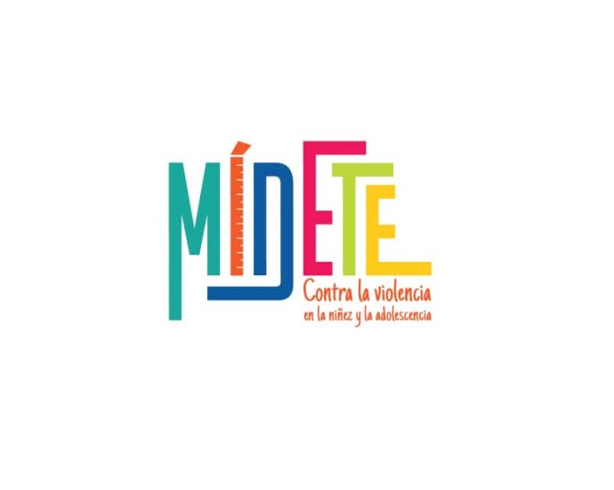 La campaña Mídete promueve la reflexión sobre las violencias en las infancias y las adolescencias. Logo de la campaña, impulsada por Unicef en Cuba