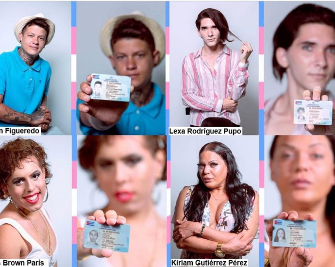 Collage realizado por el fotógrafo Claudio Peláez Sordo, con motivo del Día Internacional de la Visibilidad Trans.