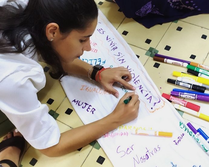 Jornada estudiantil contra violencia de género
