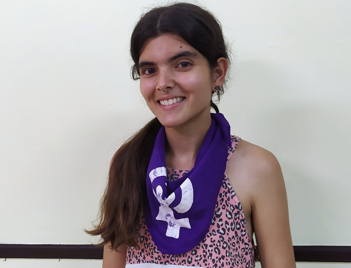 Anabel Antuña, estudiante de tercer año de Sociología