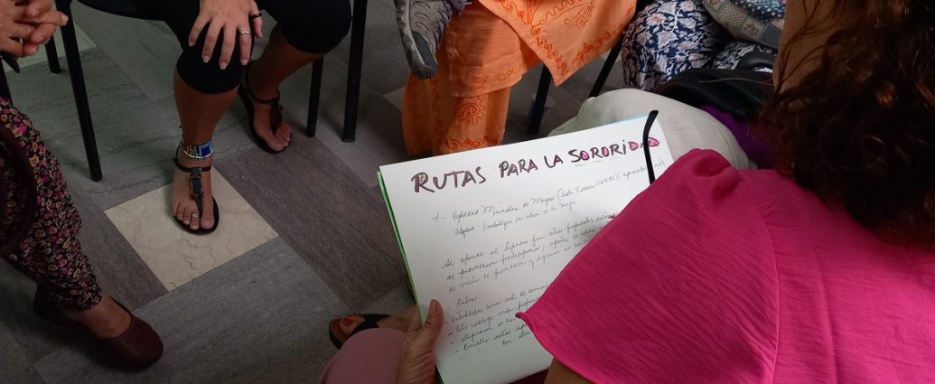 Encuentro de mujeres convocado por la Cátedra Avellaneda