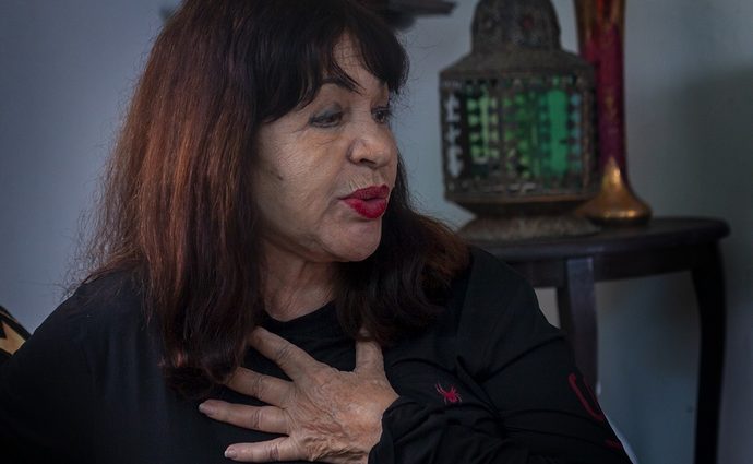 La artista plástica Zaida del Río