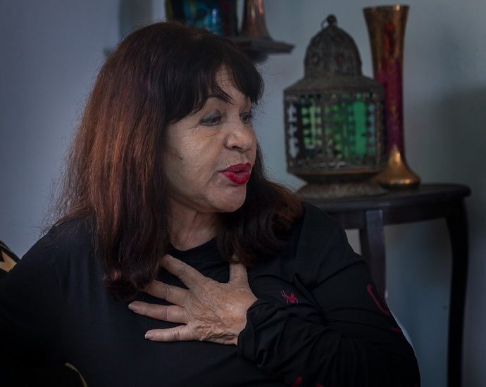 La artista plástica Zaida del Río