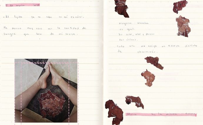 arte menstruación