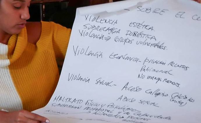 Teller mujeres emprendedoras, violencias machistas
