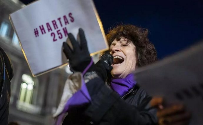 Manifestación contra violencia de género