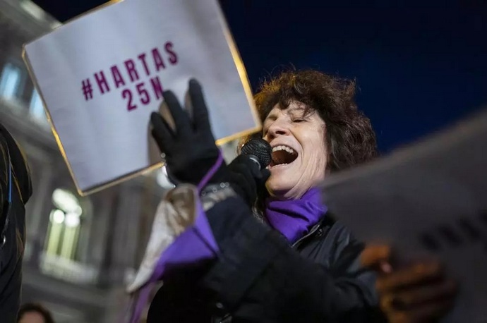Manifestación contra violencia de género
