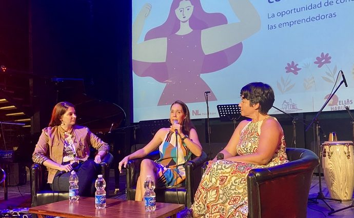 Espacio ellas hablan, mujeres emprendedoras en la música