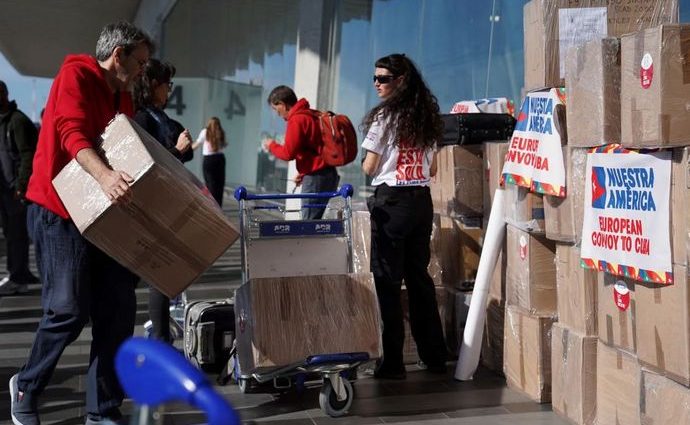 Solidaridad internacional contra el bloqueo a Cuba