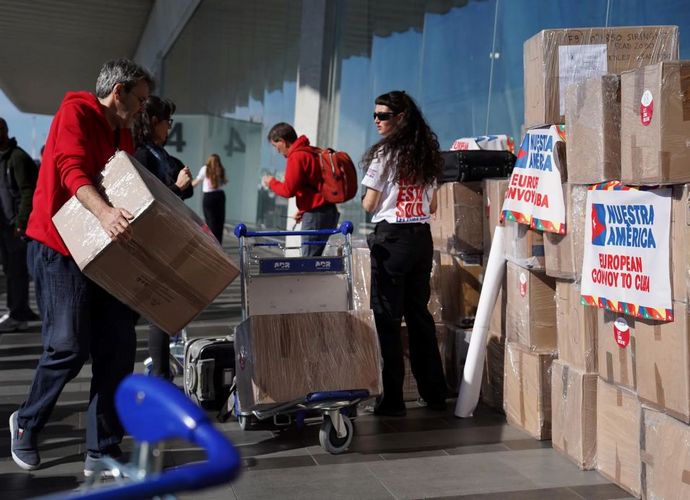 Solidaridad internacional contra el bloqueo a Cuba
