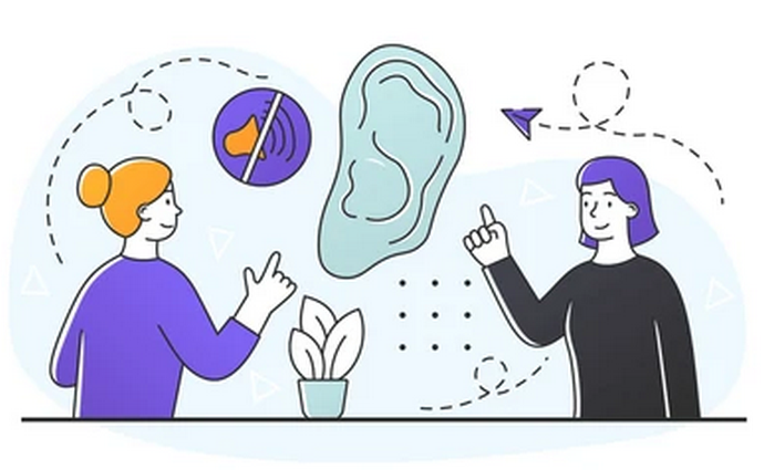 Mujeres con discapacidad auditiva