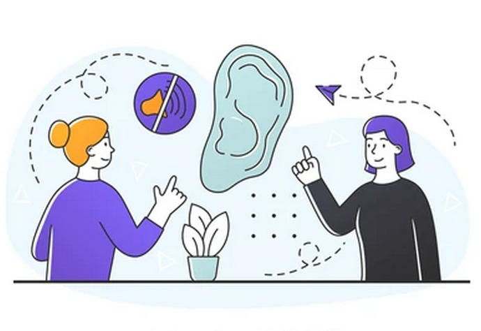 Mujeres con discapacidad auditiva