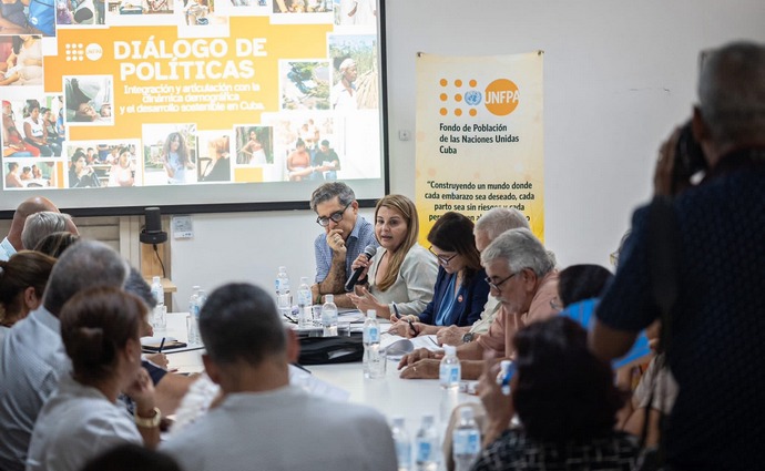 Marisol Alfonso, jefa de la oficina del Unfpa en Cuba
